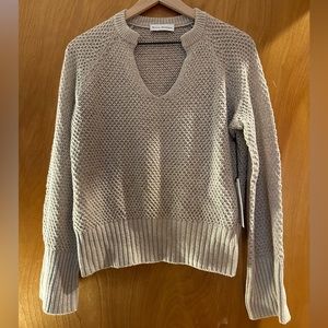 NWT White + Warren Lightweight Beige Sweater